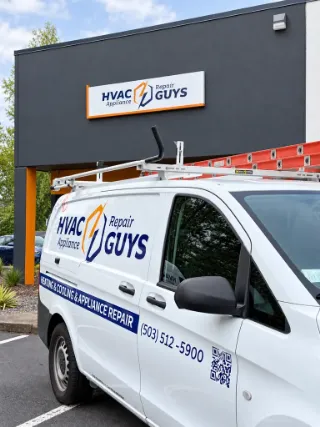 HVAC & Appliance Repair Guys branded service vehicle
